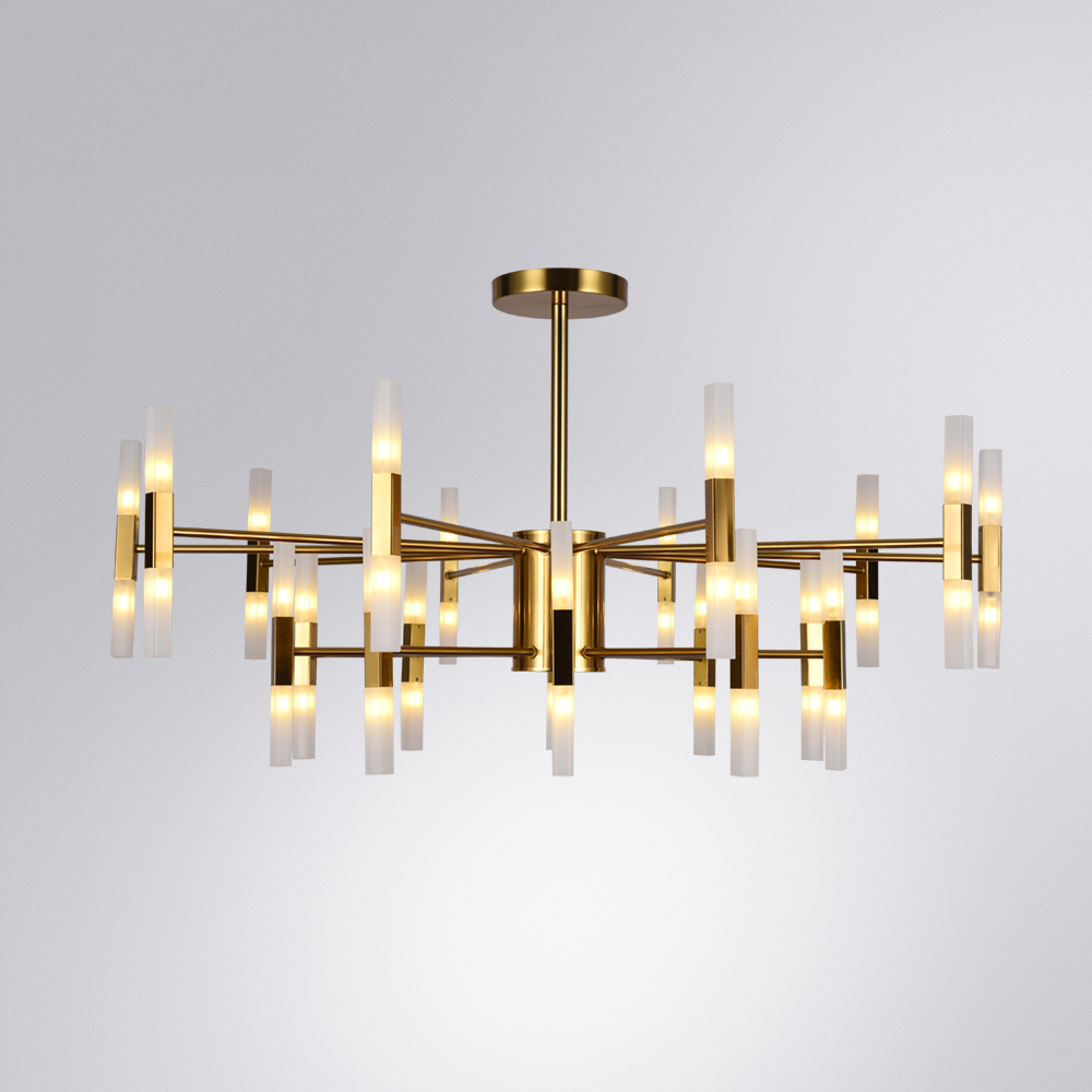 люстра на штанге arte lamp ramona a7410pl-40pb