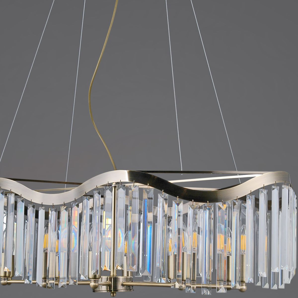 подвесная люстра illumico il3475-10psq-25ab elite