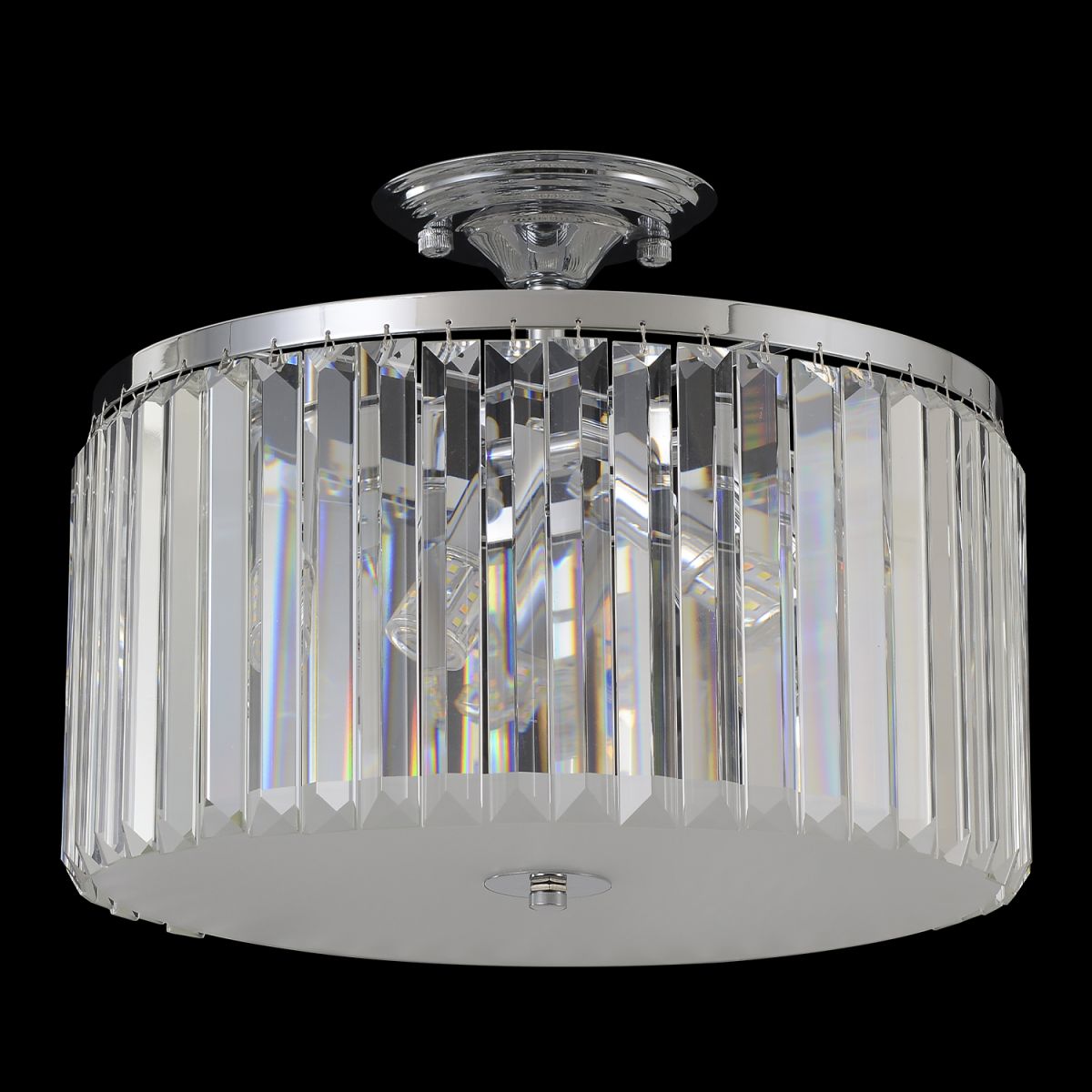 потолочная люстра crystal lux hilton pl4 chrome