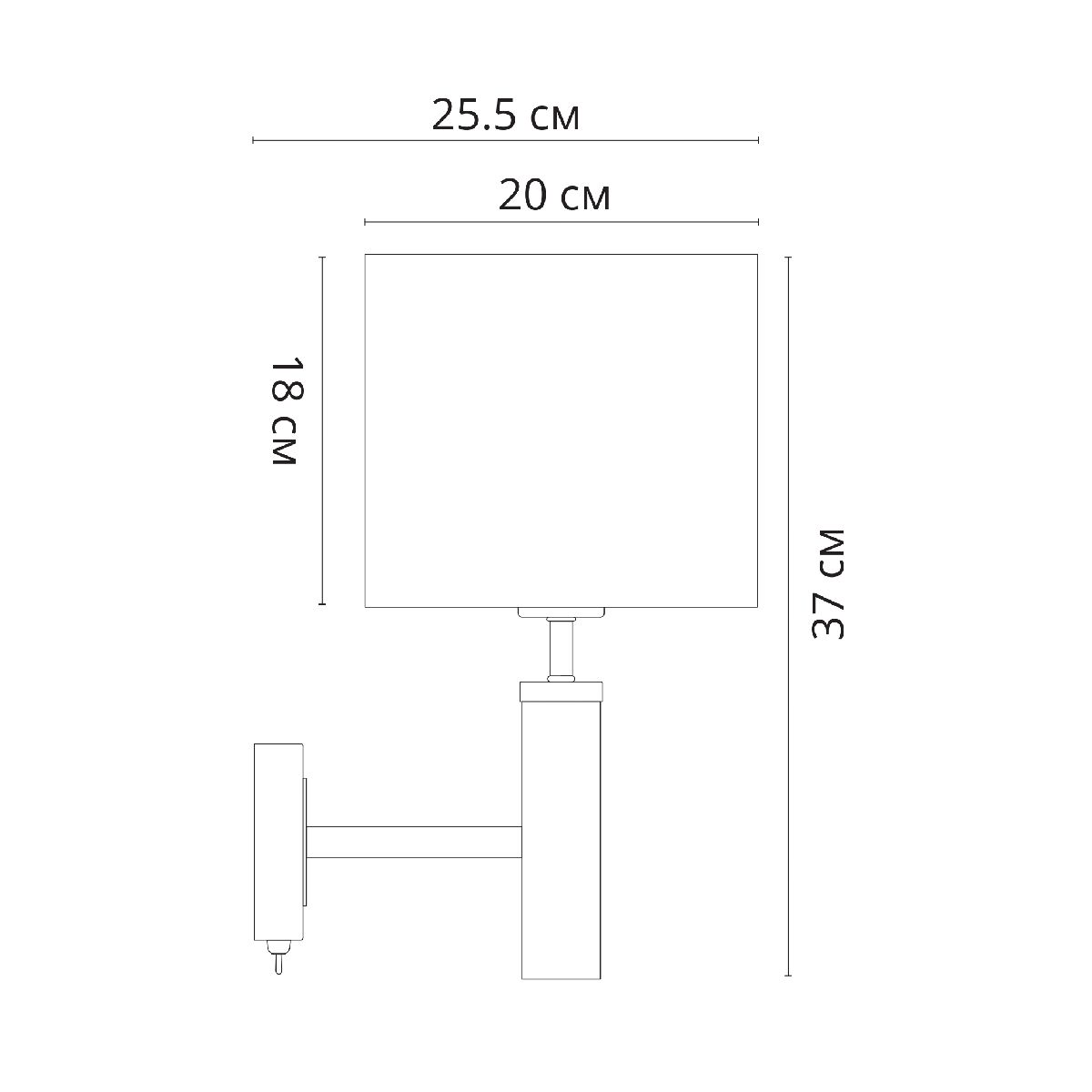 бра arte lamp robert a5029ap-1ss