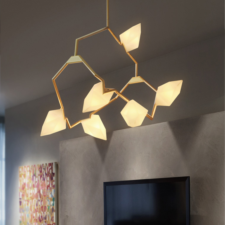 люстра на штанге imperiumloft peach 241423-26