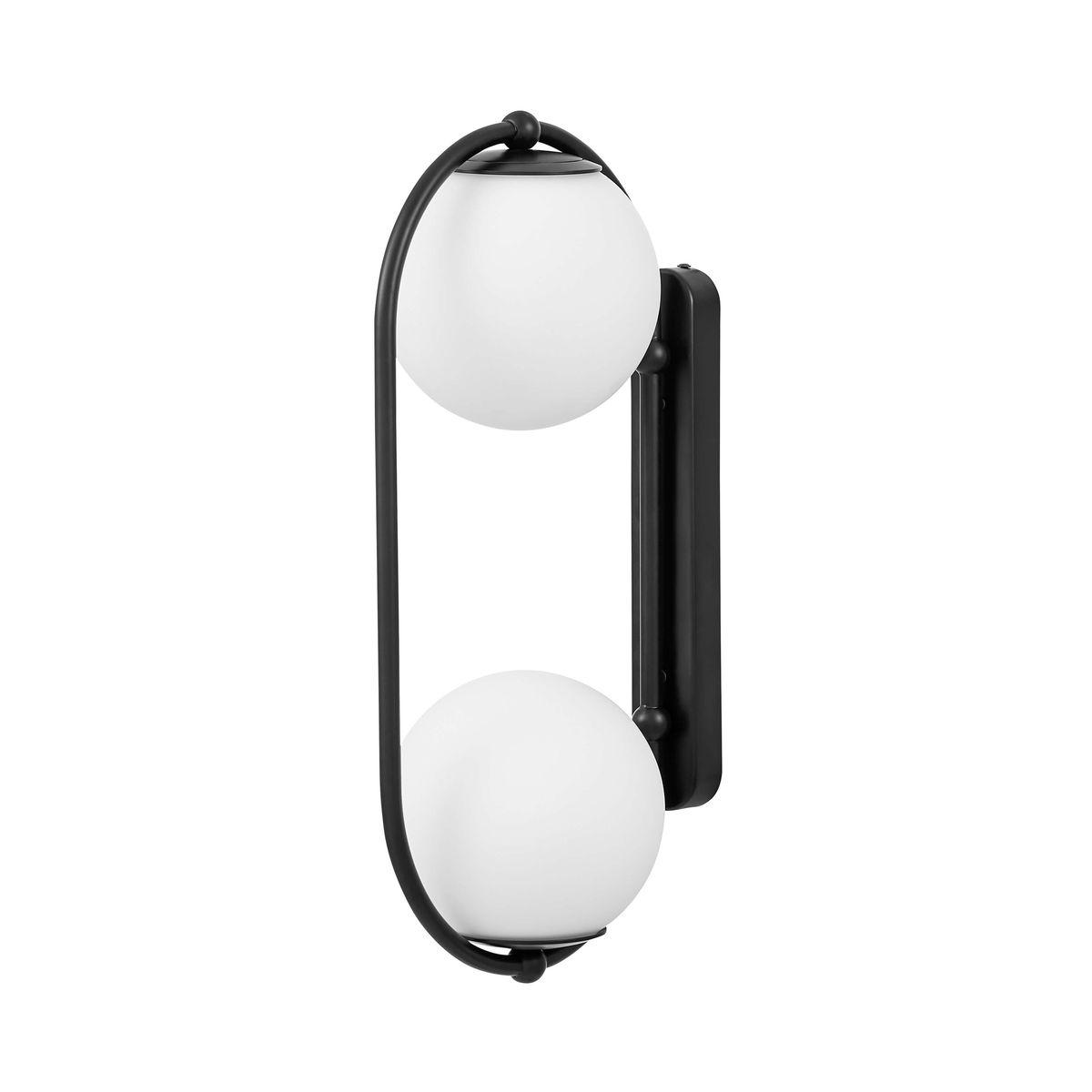 бра lumina deco panari ldw 1210-2 bk