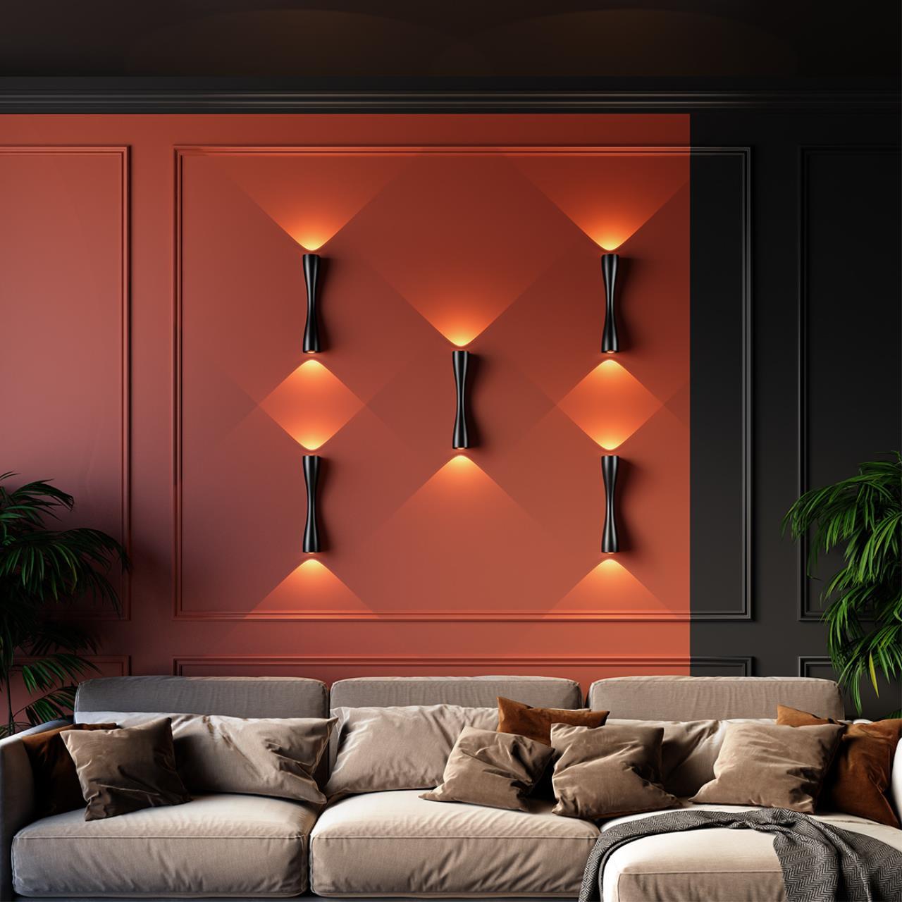 настенный светодиодный светильник odeon light hightech anika 4291/10wl