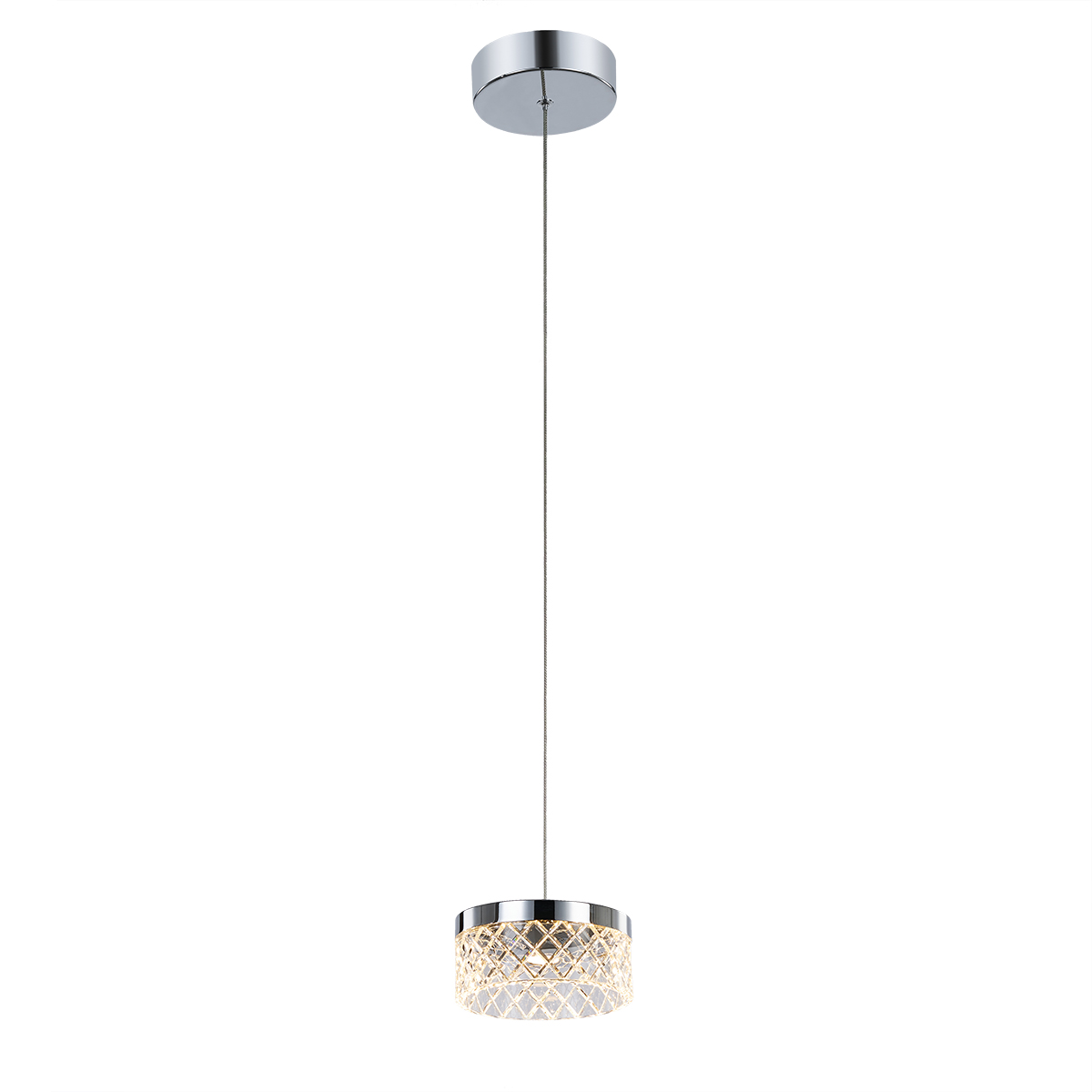 подвесной светильник diamond cut md21020075-1a chrome delight collection