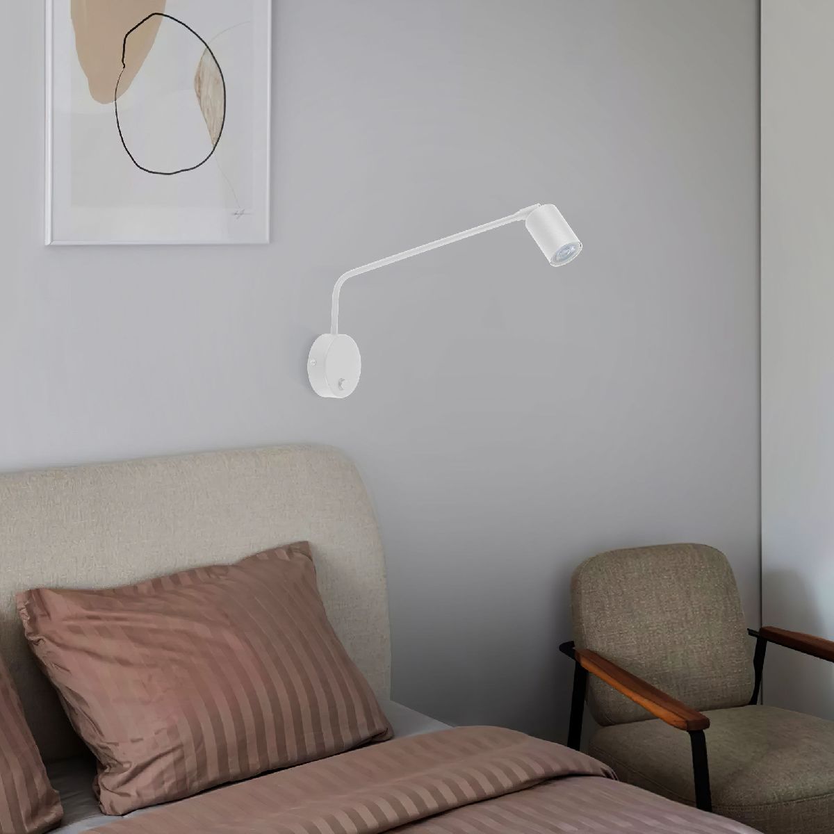 бра tk lighting 4744 logan white a065374