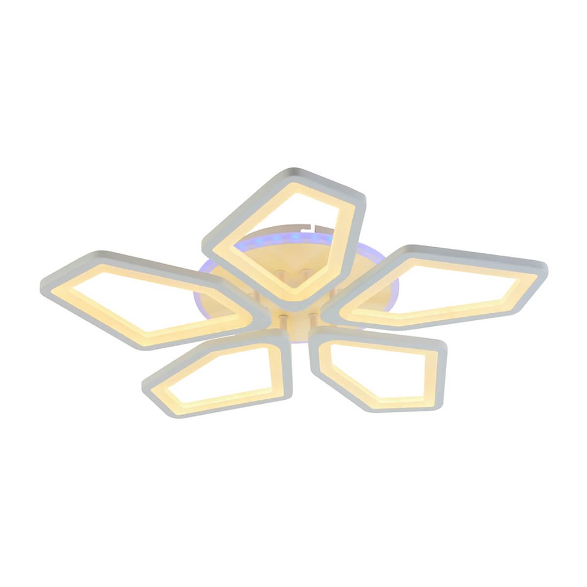 потолочная светодиодная люстра profit light 8463/5 wht