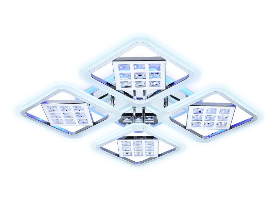 потолочная светодиодная люстра ambrella light acrylica ice fa288
