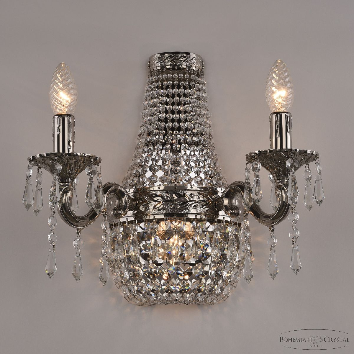бра bohemia ivele crystal 2201h201b/2/35iv ni