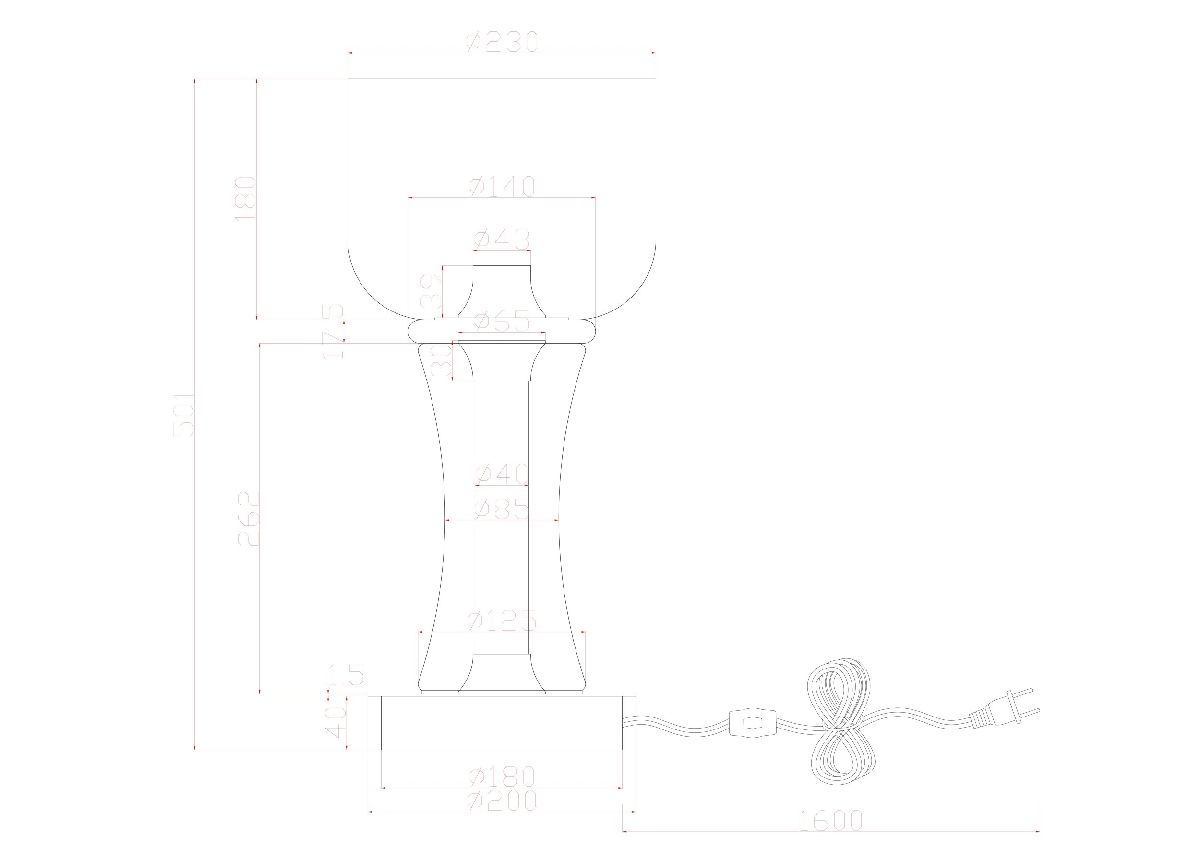 настольная лампа divinare sterzo 1244/17 tl-20