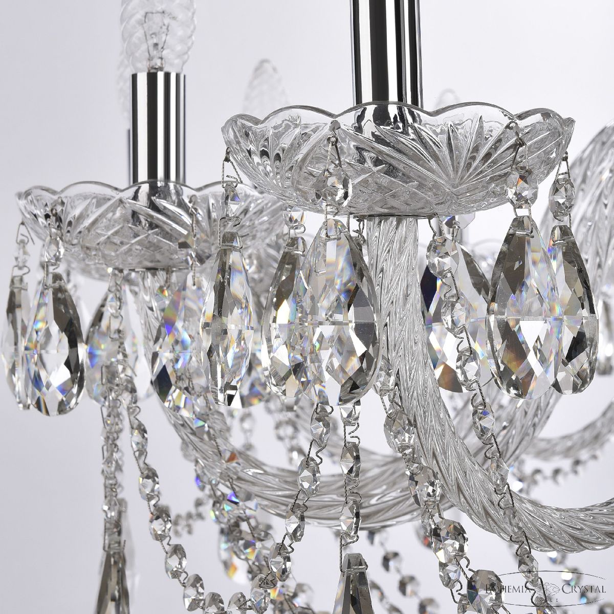 подвесная люстра bohemia ivele crystal 1402/16/400 ni
