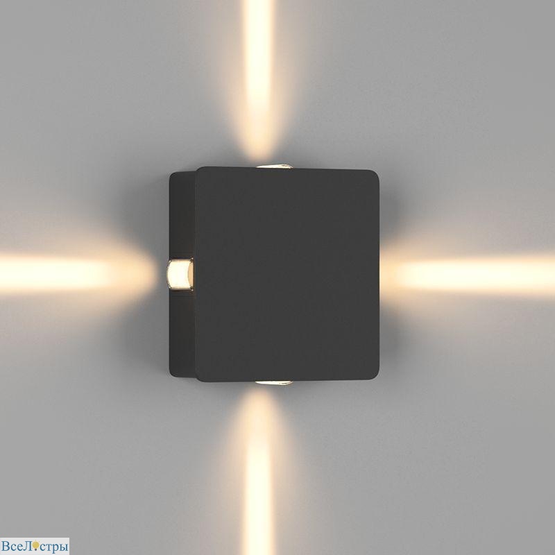 настенный светодиодный светильник designled gw-a130-4-4-bl-ww 007104