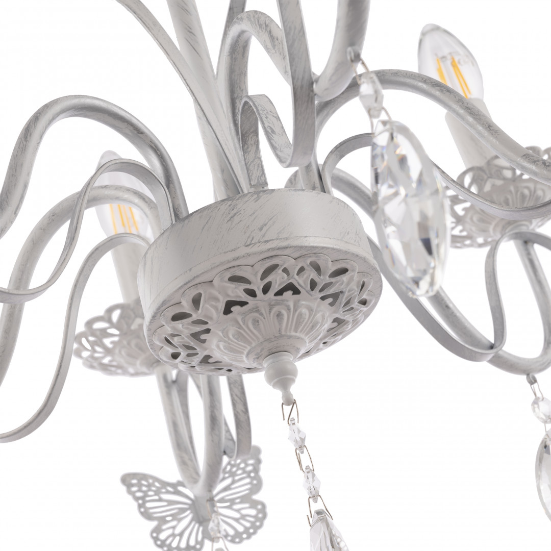 подвесная люстра arte milano 346179/6 wt+g