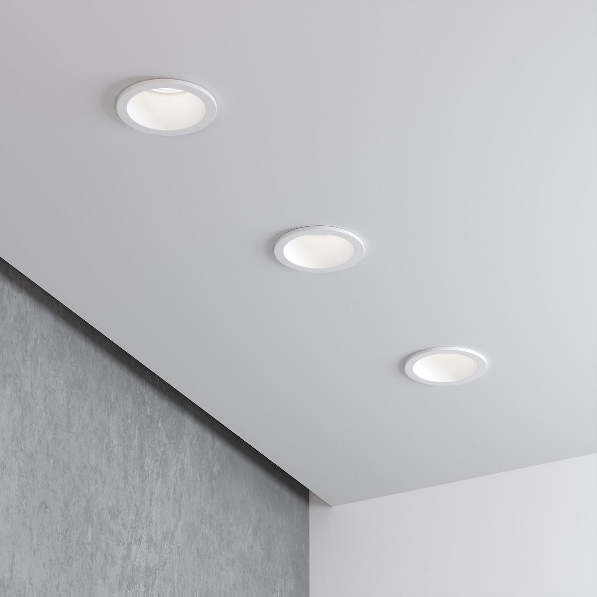 встраиваемый светильник elektrostandard moll 25002/01 gu10 белый a064241