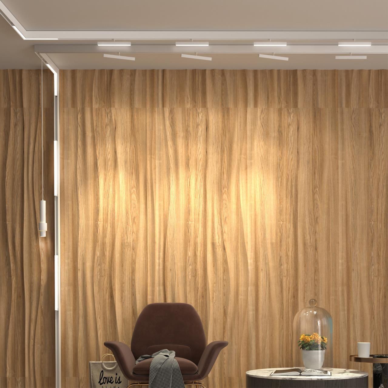 трековый светодиодный светильник novotech shino flum 358611