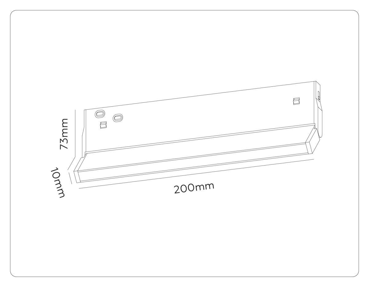 трековый магнитный светильник ambrella light track system gl2350
