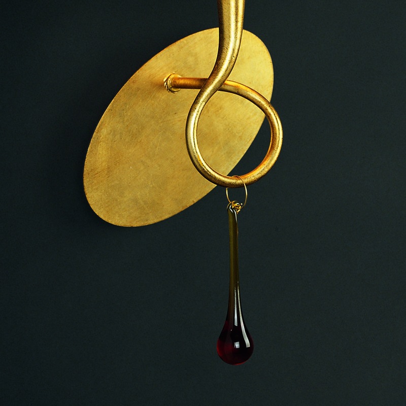 бра mantra paola painted gold 3548