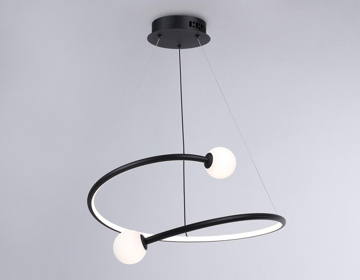 подвесной светодиодный светильник ambrella light comfort linetech fl66293