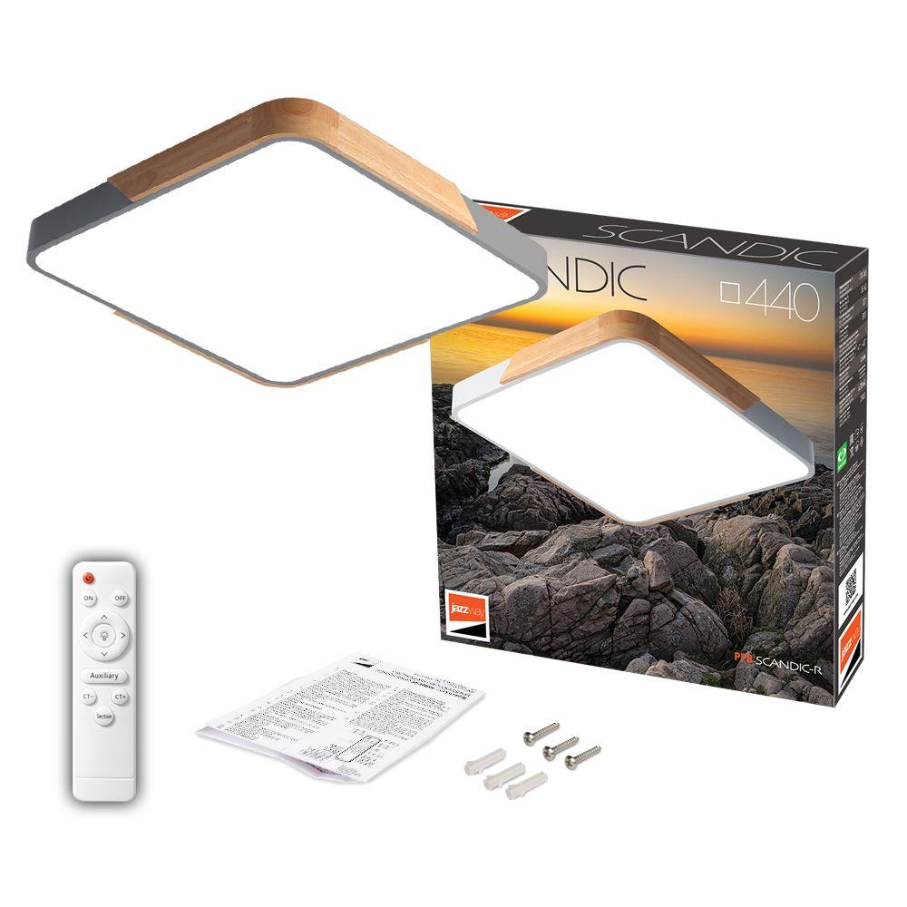 потолочный светодиодный светильник jazzway ppb sсandic-s 5037397