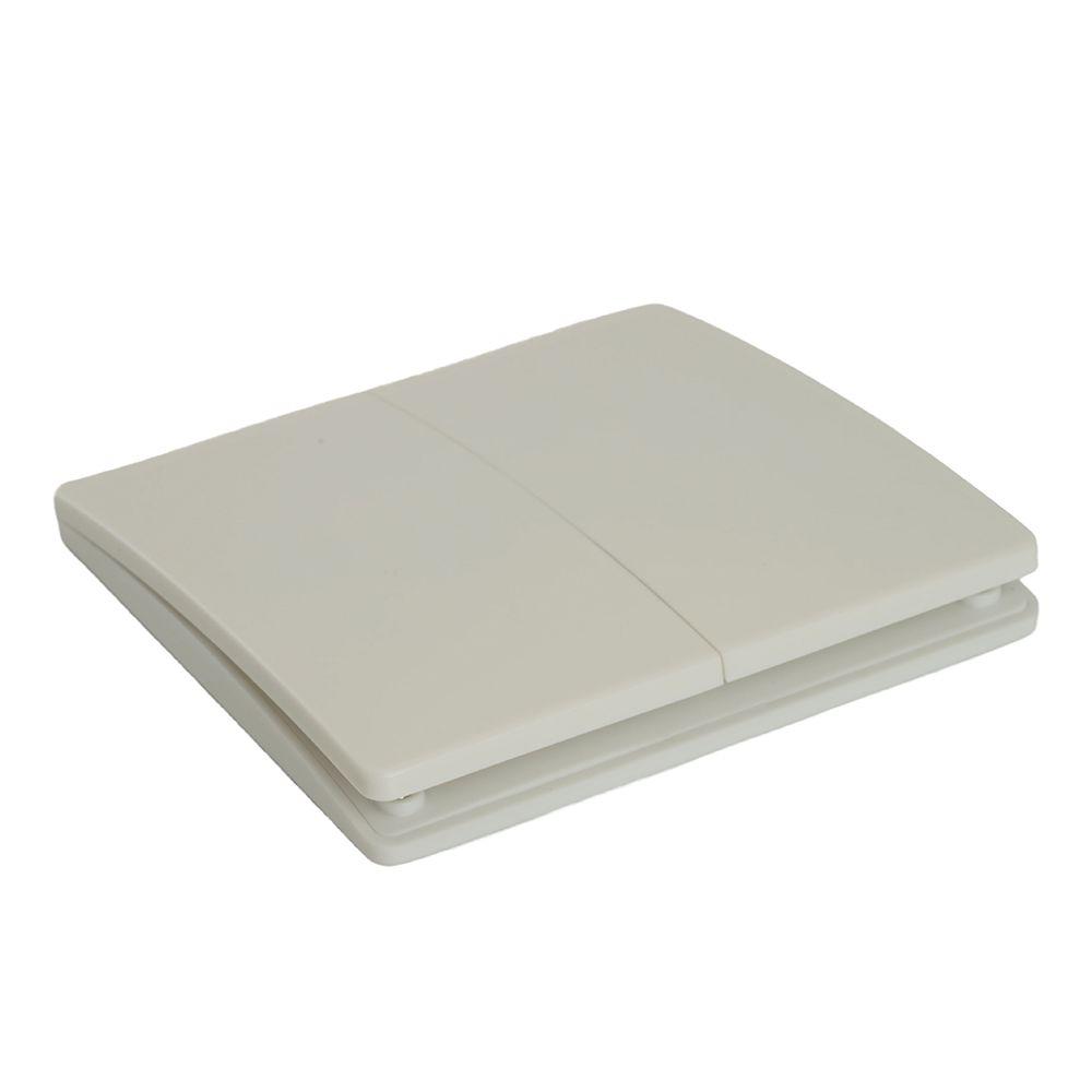 выключатель двухклавишный беспроводной feron smart белый tm92 51021