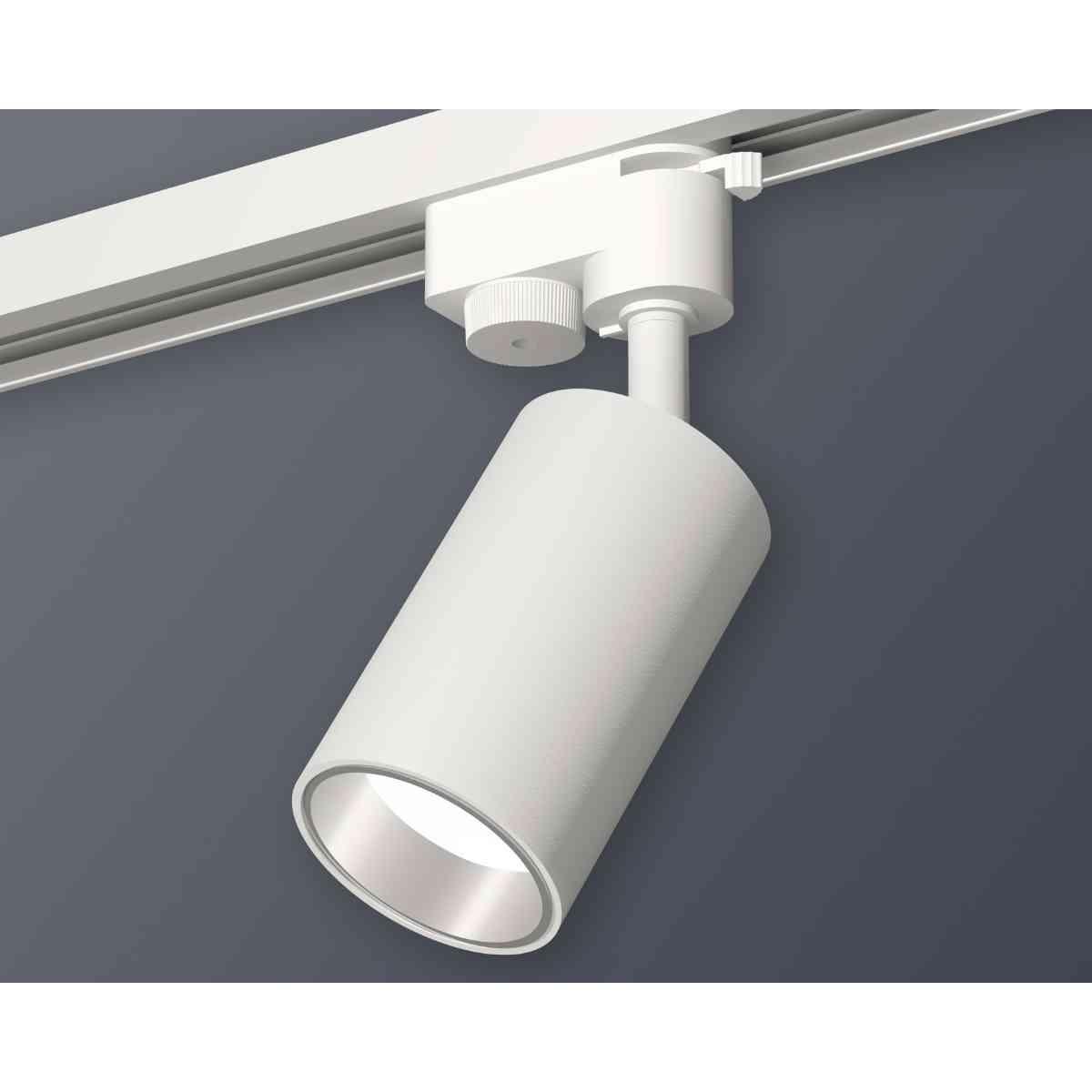 комплект трекового светильника ambrella light track system xt6322022 swh/psl белый песок/серебро полированное (a2520, c6322, n6112)