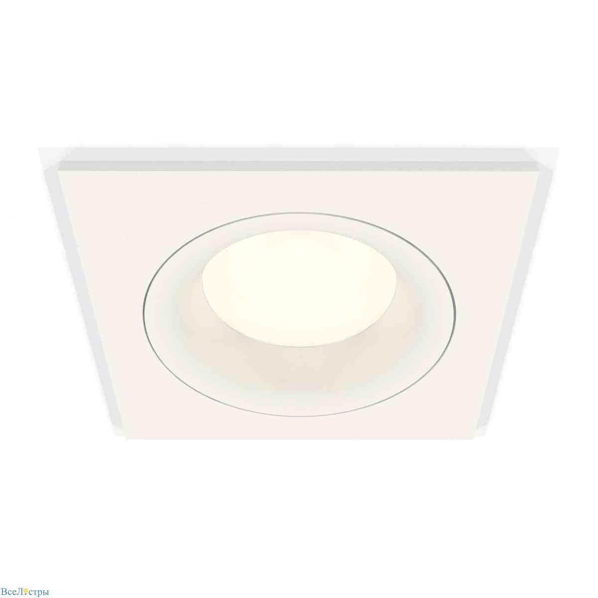 комплект встраиваемого светильника ambrella light techno spot xc7631001 swh белый песок (c7631, n7010)