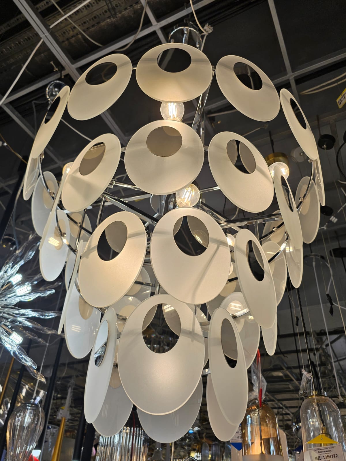 подвесная люстра arte lamp rosabella a4067lm-11cc