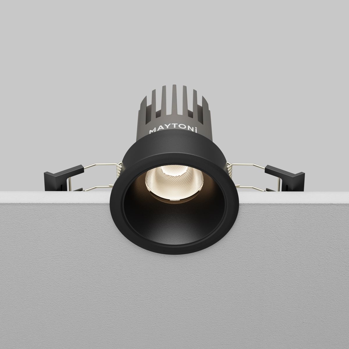 встраиваемый светильник maytoni technical dip hight dl123-10w-4k-b