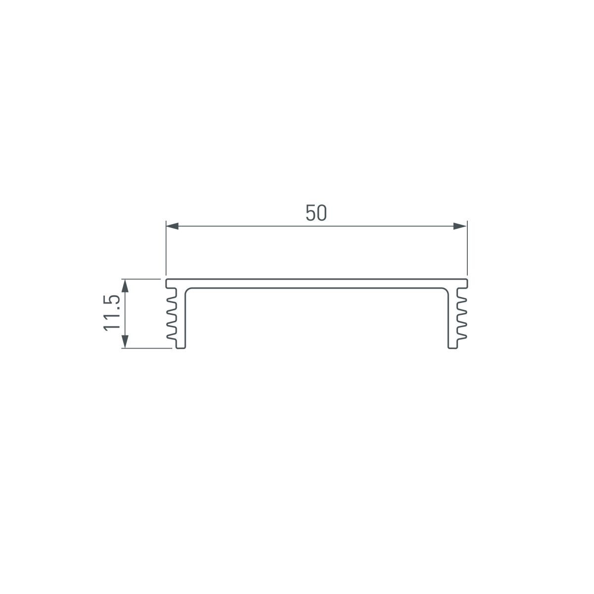 экран arlight ip-line-5475-2000 opal (пластик) 053901