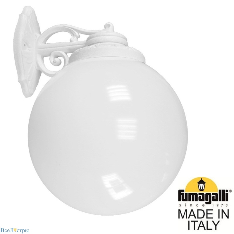 уличный настенный светильник fumagalli globe g30.131.000.wyf1rdn