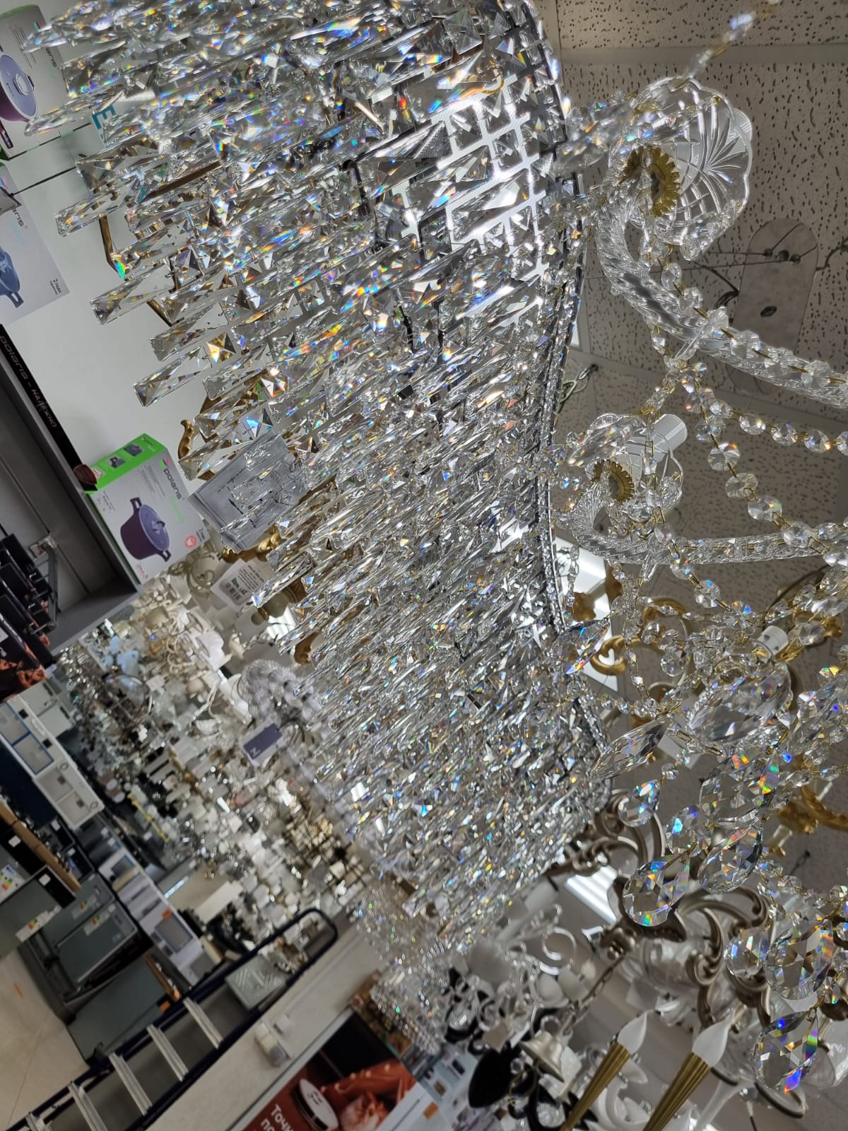 подвесная люстра crystal lux abril sp12 l1200