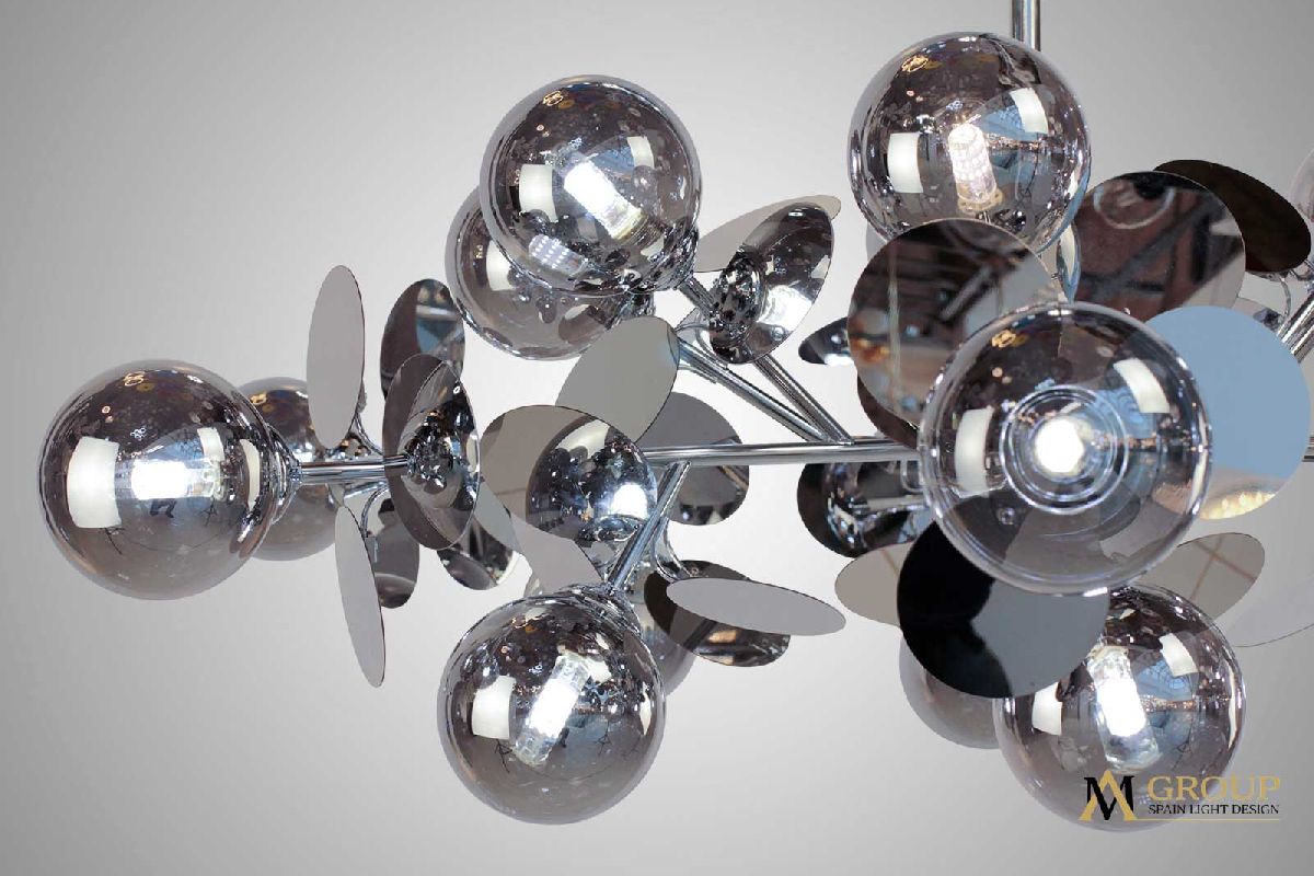 люстра на штанге am group am392 sp18 chrom