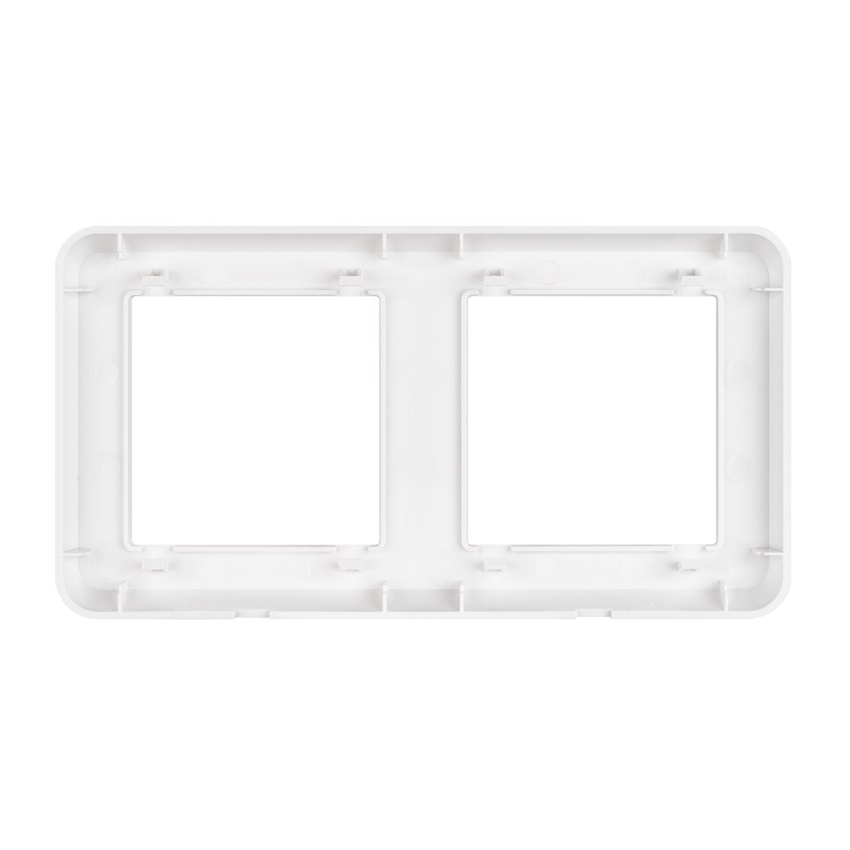 рамка двухместная arlight frm-versa-pl-2-wh 043776