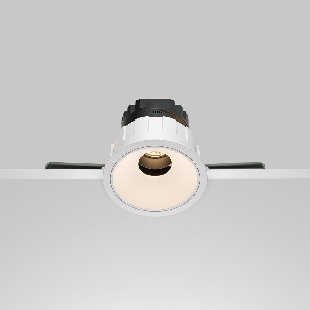 встраиваемый светодиодный светильник maytoni technical wise dl057-10w3k-w