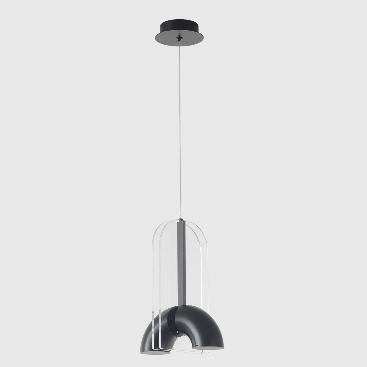 подвесной светильник crystal lux element sp12w led black