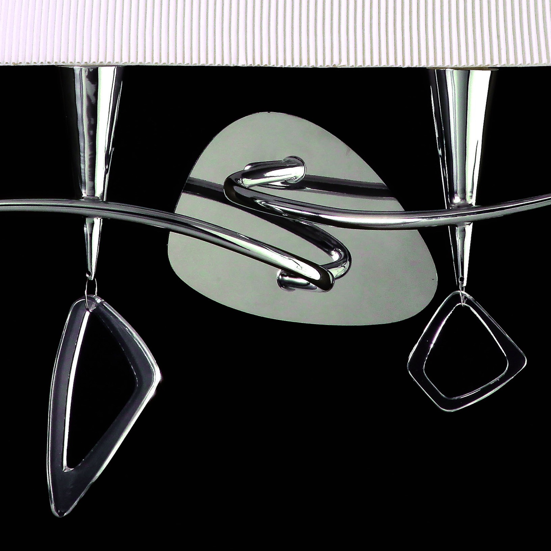 бра mantra mara chrome - white 1648