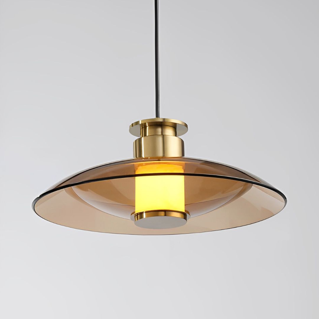подвесной светильник delight collection 8665p/l gold/amber