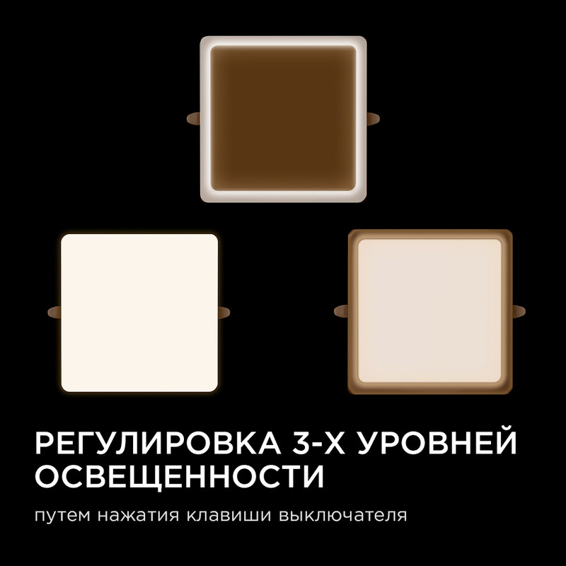 встраиваемая светодиодная панель apeyron flp 06-119