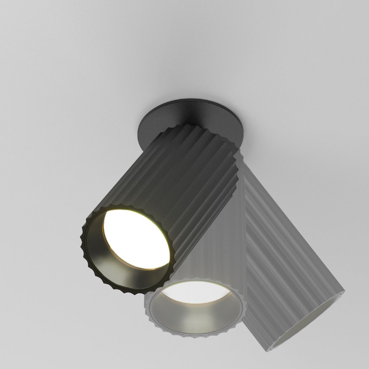 встраиваемый спот maytoni calipso c110cl-01-gu10-b