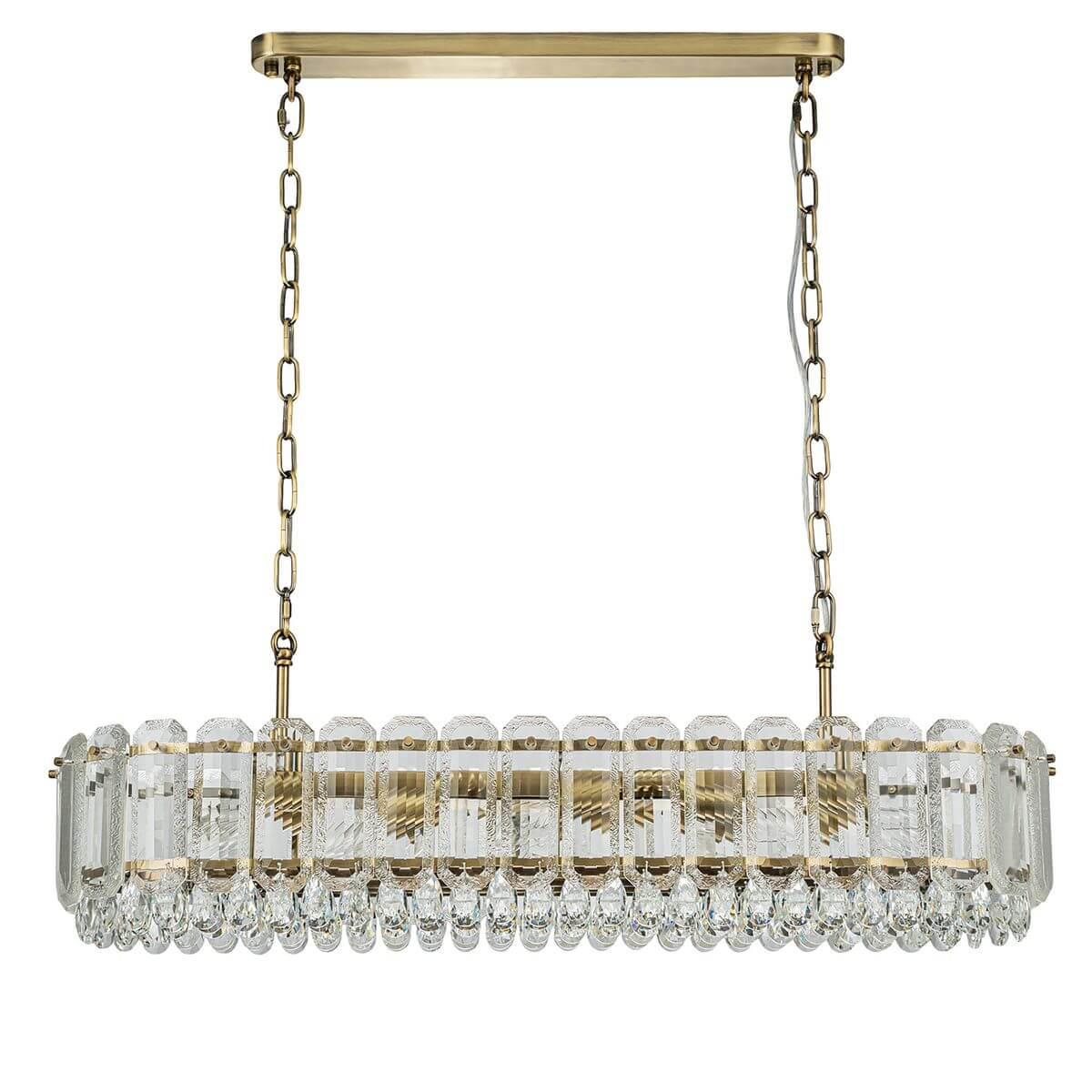 подвесная люстра indigo brilliante 12039/10pl brass v000427