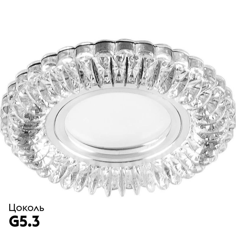 встраиваемый светильник feron cd904 28977