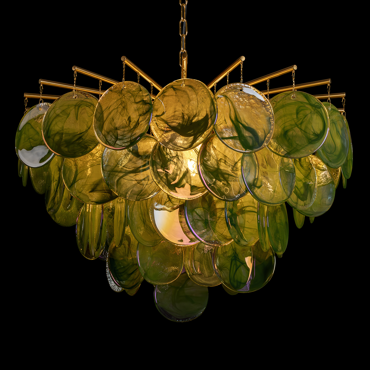 подвесная люстра loft it lolly 10492/800 green