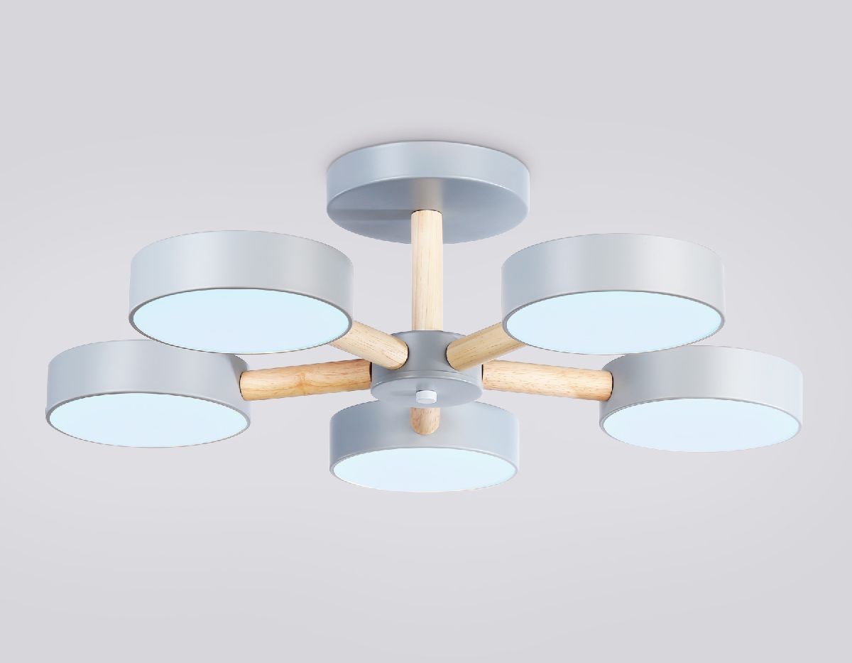люстра на штанге ambrella light linetech fl4826