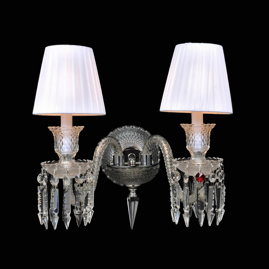 бра delight collection baccarat style zz86303-2w