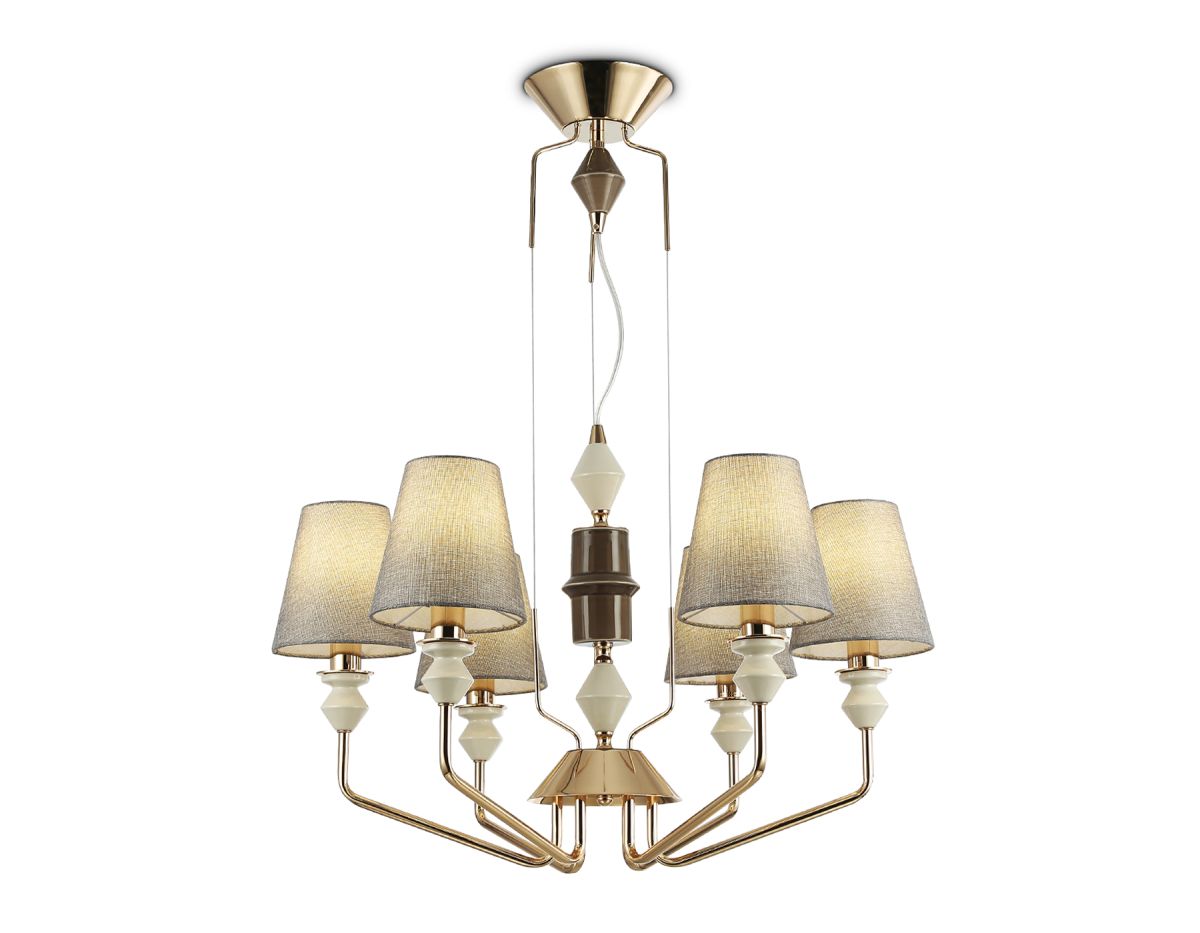 подвесная люстра ambrella light high light ceramo classic lh75401