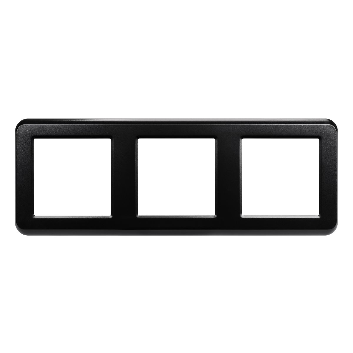 рамка трехместная arlight frm-versa-pl-3-bk 043784