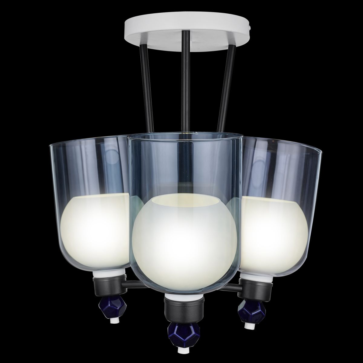 потолочная люстра 33 идеи chn902.03.wh17.wbl-s26lb-s02wh