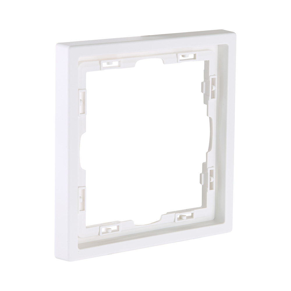 рамка 1-постовая, белый матовый kollinger eclipse ec1wh