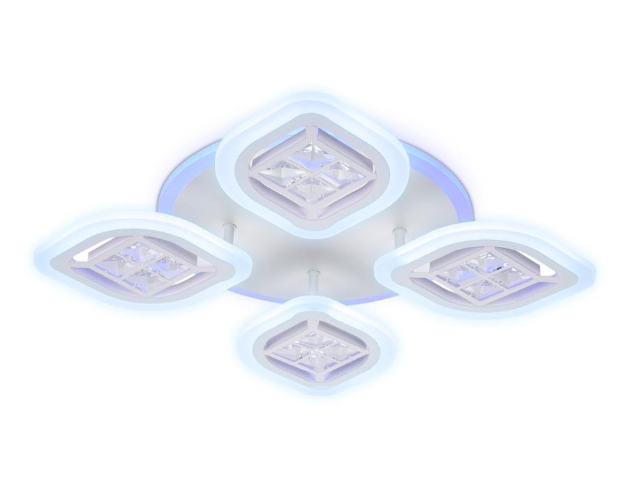 потолочная светодиодная люстра ambrella light acrylica ice fa280