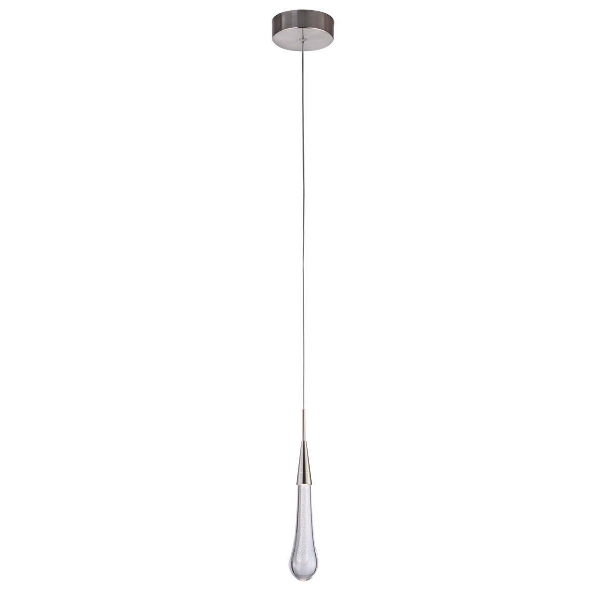 подвесной светильник delight collection pour md2060-1a satin nickel