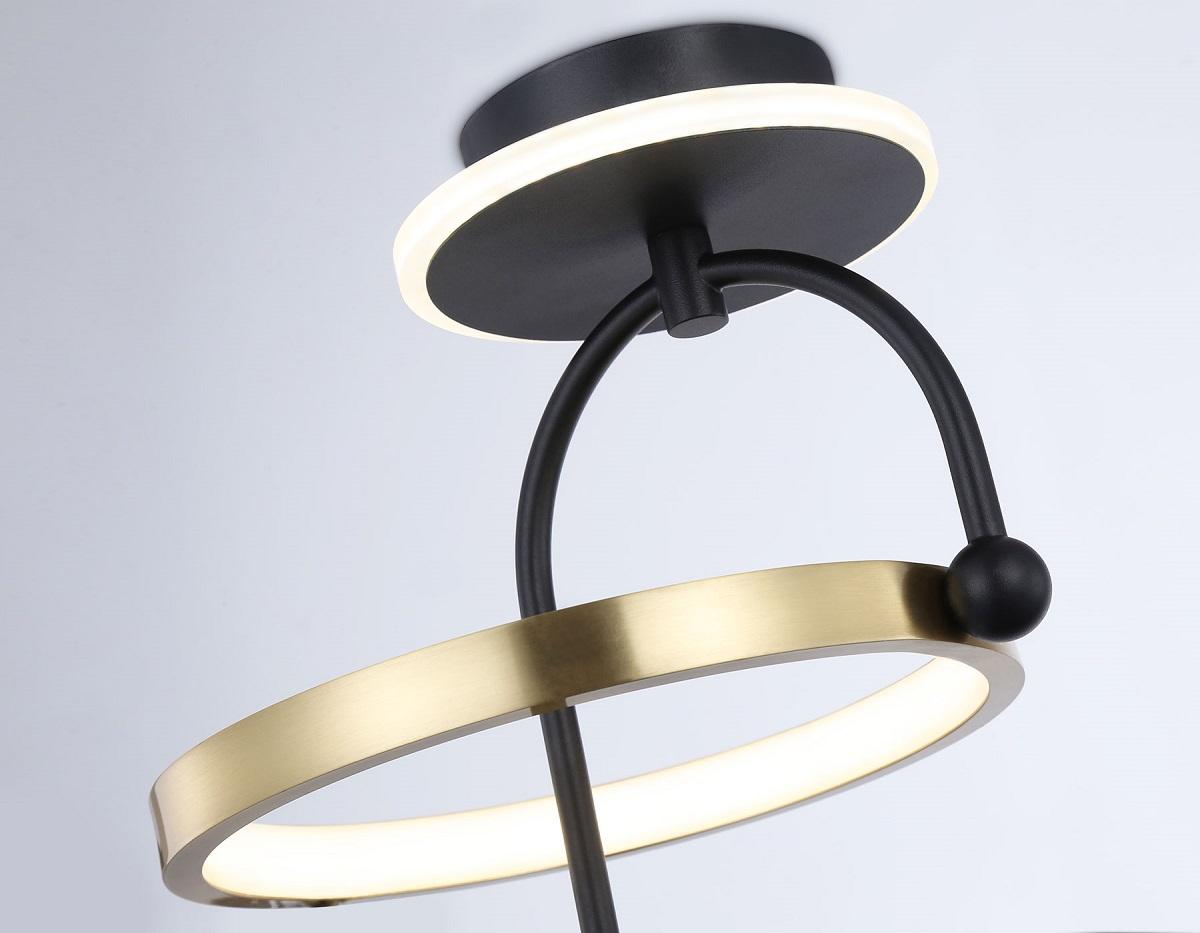потолочный светодиодный светильник ambrella light comfort linetech fl66424